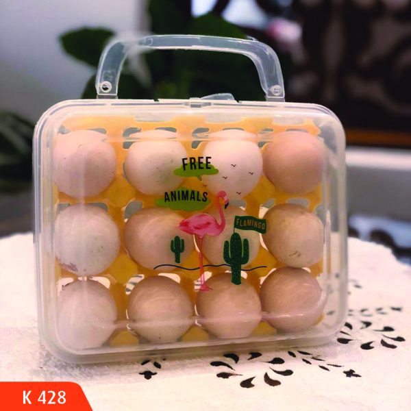 علبة بيض بالغطاء ١٢ بيضه مستورده علبه شفاف وعمليه جدا بغطاء محكم